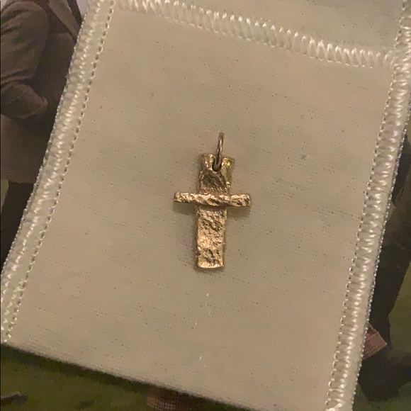 VERY RARE JAMES AVERY I- MINUS 14k GOLD CROSS - Picture 4 of 14